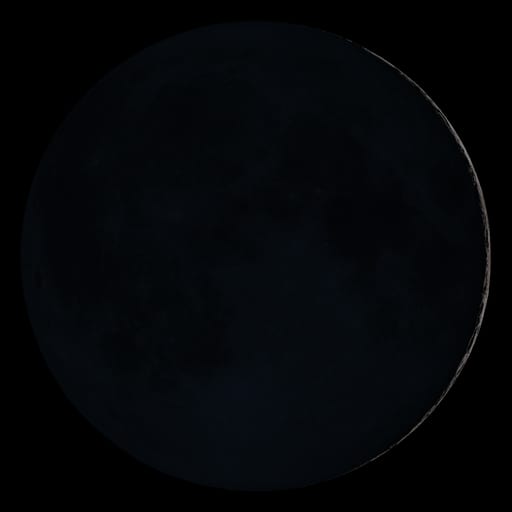 Waxing Crescent — 0.8% illuminated