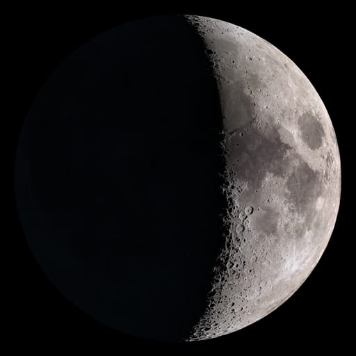 Waxing Crescent — 39.2% illuminated