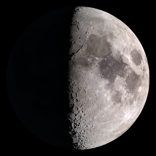 Quarto Crescente — 61.8% iluminada