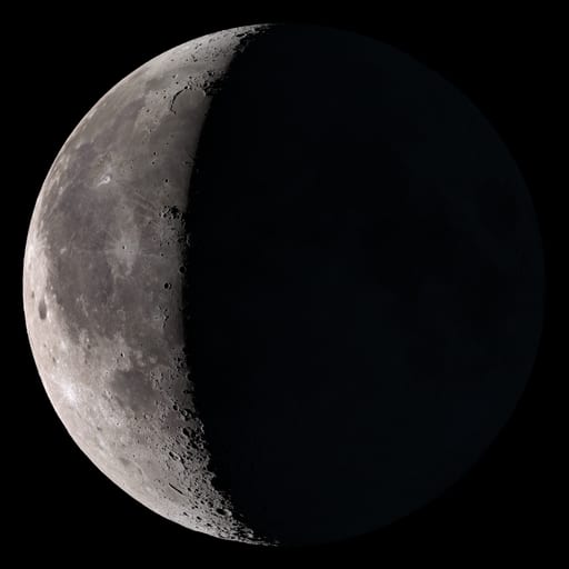 Luna Menguante — 27.3% iluminada