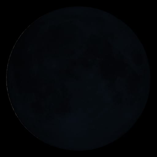 Waning Crescent — 0% illuminated